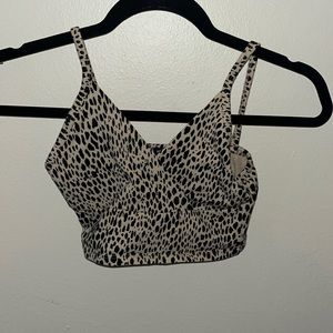 Brandy Melville Cheetah Crop Top